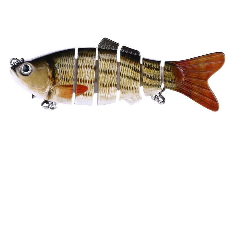 Set de 6 bucăți/set naluci de pescuit cu cutie cu mai multe segmente, momeală tare articulată, wobblers Swimbait Crankbait Swim Bass pentru scufundarea știucilor
