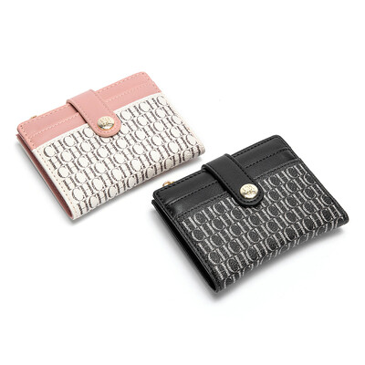 CHCH Fashion Classic Retro Ανδρικό και Γυναικείο Universal Wallet Letter Printed Portable Card Bag Zero Wallet Wallet