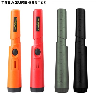 Treasure Hunter GT110 Detector de metale portabil Pinpointer Pointer Sondă Anti-zgârieturi Identificare metale Rezistent la apă 360 de grade