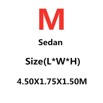 Κάλυμμα αυτοκινήτου Πλήρες εξωτερικό μαύρο κάλυμμα αυτοκινήτου Αδιάβροχη προστασία από τη σκόνη με αντανακλαστικές λωρίδες Universal για Hatchback Sedan SUV