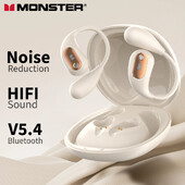 Monster AC210 TWS Căști Bluetooth 5.3 Conducție osoasă Ureche deschisă Căști fără fir adevărate Căști sport HD Reducere zgomot apel