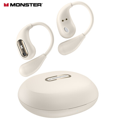Monster AC210 TWS Căști Bluetooth 5.3 Conducție osoasă Ureche deschisă Căști fără fir adevărate Căști sport HD Reducere zgomot apel