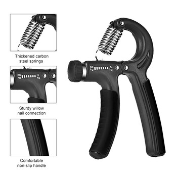 Grip Strengthener Strength Training Hand Exerciser Ρυθμιζόμενο 5-60KG Fitness Unisex Finger Rehabilitation Training Hand Grip