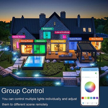 Μοντέρνα φωτιστικά οροφής RGB Dimming Home Lighting APP Bluetooth Music Light 42W 60W Έξυπνα φωτιστικά οροφής με τηλεχειριστήριο AC220V