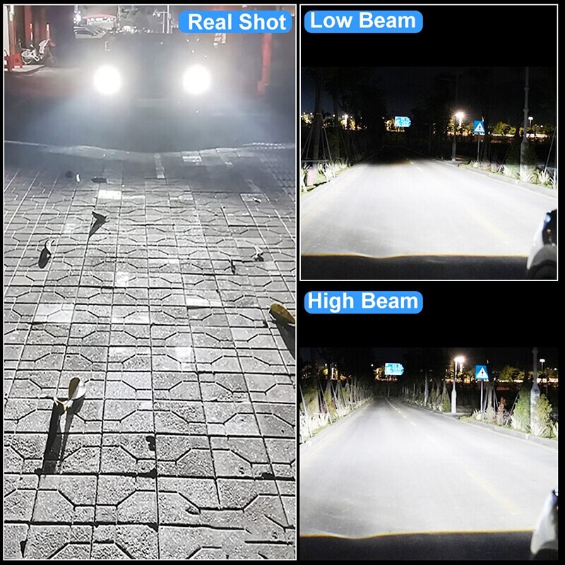 K5C H7 LED 60000LM priekiniai žibintai Canbus 8000K H1 H4 H11 9012 HIR2 H8 H9 9005 9006 HB3 HB4 didelės galios 6000K 5570 CSP lustai