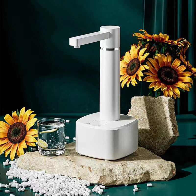 Dozator de apă automat inteligent cu 3 trepte Pompă de apă electrică USB cu suport Dispenser de pompă inteligentă pentru sticle de apă pentru bucătărie acasă