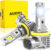 AUXITO 2Gb H4 H11 LED priekšējo lukturu spuldzes automašīnai bez ventilatora 9005 HB3 9006 HB4 H9 H16JP H8 LED CSP mikroshēma automobiļu miglas lukturis