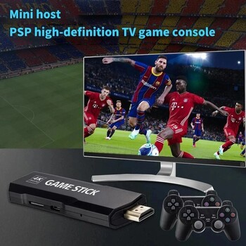 ΝΕΟ X2 Plus HD 4K κονσόλα παιχνιδιών 3D Wireless Handheld Controller 30000 + Family TV Stick PSP Simulator