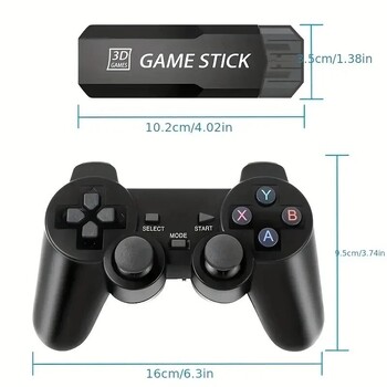 ΝΕΟ X2 Plus HD 4K κονσόλα παιχνιδιών 3D Wireless Handheld Controller 30000 + Family TV Stick PSP Simulator