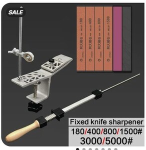 1 τμχ Χειροκίνητο σταθερό ακονιστή γωνίας Περιστρεφόμενη γωνία ρυθμιζόμενη για ακόνισμα Τραπεζοθήκη με σφιγκτήρα γρήγορης κοπής διαμαντιού