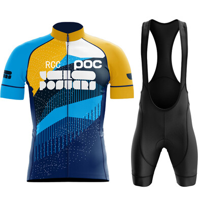 RCC POC Колоездачна Джърси Комплект лигавници MTB Униформа Велосипедно облекло Бързосъхнещо велосипедно облекло Дрехи Мъжки къси Maillot Culotte