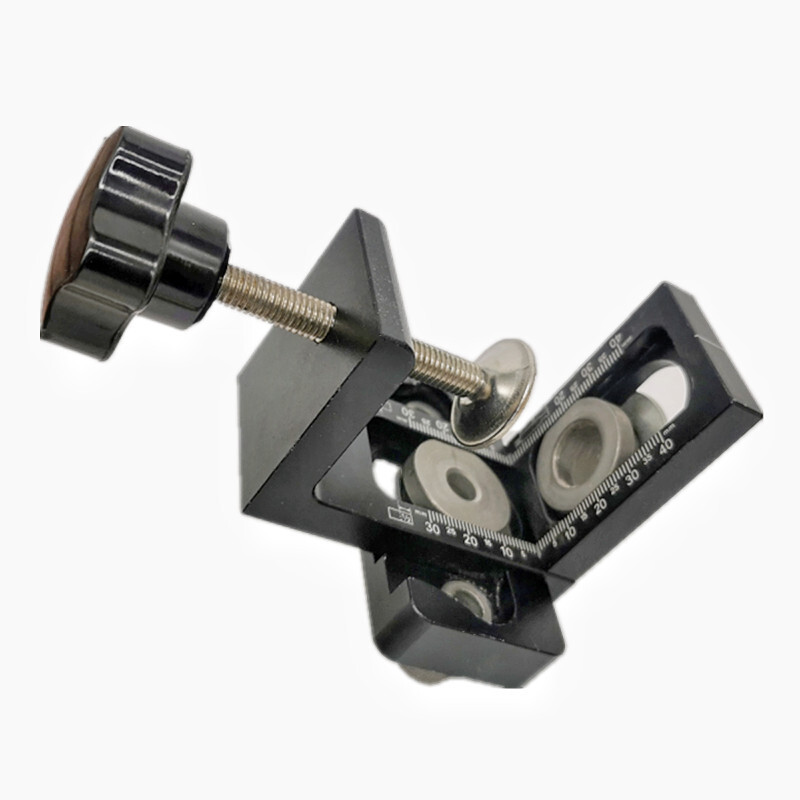 „3 viename“ medžio apdirbimo kaiščių komplektas su pozicionavimo spaustuku su 8/15 mm grąžtu, skirtu gręžimo kreipiamojo lokatoriaus perforatoriaus įrankiams