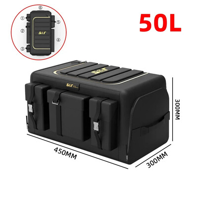 Auto pagasiruumi hoiupaneel kaanega Universaalne auto pagasiruumi karp 70 l Oxfordi riidest kokkupandav korraldaja