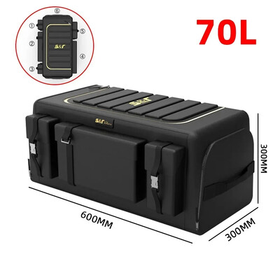 Auto pagasiruumi hoiupaneel kaanega Universaalne auto pagasiruumi karp 70 l Oxfordi riidest kokkupandav korraldaja