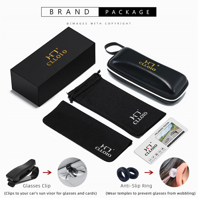 CLLOIO fotokroomsed päikeseprillid meeste polariseeritud sõiduprillid alumiiniumraamiga pimestamisvastased prillid UV400 värvimuutusega päikeseprillid