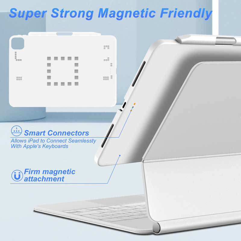 Magnetümbris iPad Pro 11 Air 4 Air 5 iPad Pro 12 9 12,9 6. 5. 4. 3. põlvkonna Magic Keyboardiga ühilduva ümbrisega pliiatsihoidja