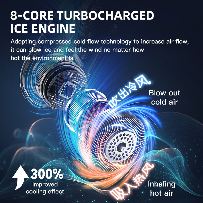 Naujas 3000 mA nešiojamas mini pakabinamas ant kaklo ventiliatorius be ašmenų kaklo juostos ventiliatoriaus skaitmeninis ekranas maitinimo oro aušintuvas USB įkraunamas elektrinis ventiliatorius