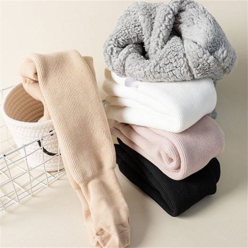 Lawadka 0-6 godina Zimske tajice za novorođenčad za djevojčice Debele pamučne najlonce za djevojčice Snow Keep Warm Dječje uske 2023.