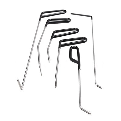 Auto keremõlkide eemaldamise raudkangi komplekt Auto rahe Mõlkide lahtivõtmise remont Konksud Tõukurvardad Autotöökoja jaoks