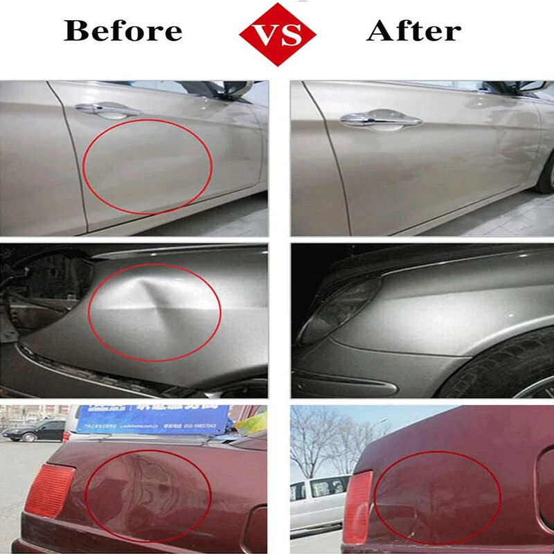 Auto keremõlkide eemaldamise raudkangi komplekt Auto rahe Mõlkide lahtivõtmise remont Konksud Tõukurvardad Autotöökoja jaoks