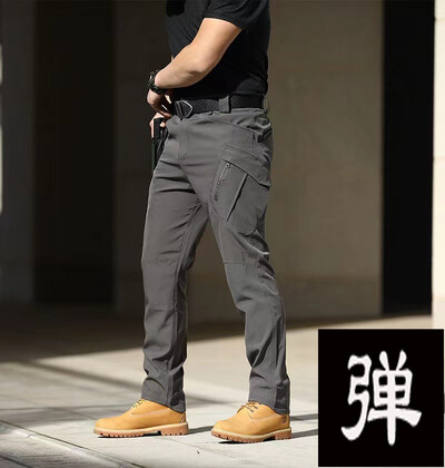 Pantaloni tactici elastici pentru bărbați, primăvară, toamnă, camping, drumeții, pescuit, trekking, alpinism, pantaloni în aer liber, sport cu uscare rapidă