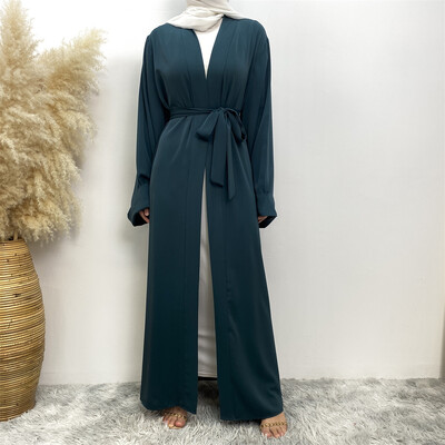 Muslimanke u popularnoj prodaji Dubai Abaya Duga marama za glavu s remenom Islamska haljina Abaya ženska afrička haljina Abaya