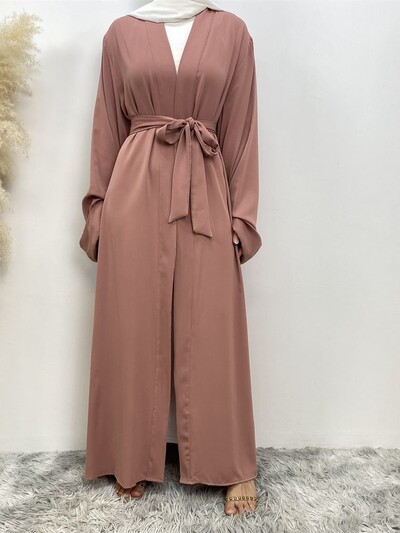 Muslimanke u popularnoj prodaji Dubai Abaya Duga marama za glavu s remenom Islamska haljina Abaya ženska afrička haljina Abaya