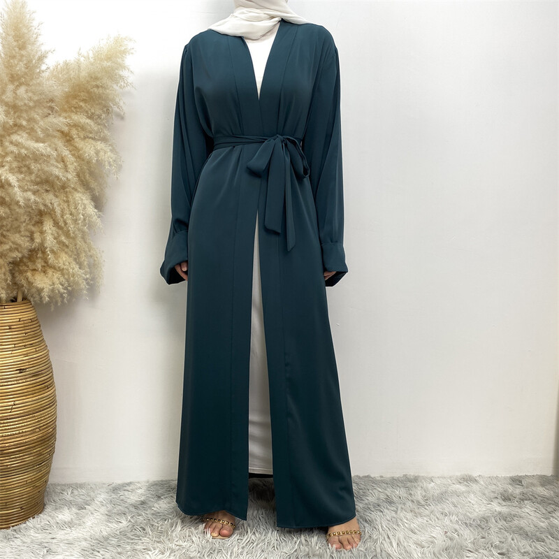 Muslimanke u popularnoj prodaji Dubai Abaya Duga marama za glavu s remenom Islamska haljina Abaya ženska afrička haljina Abaya