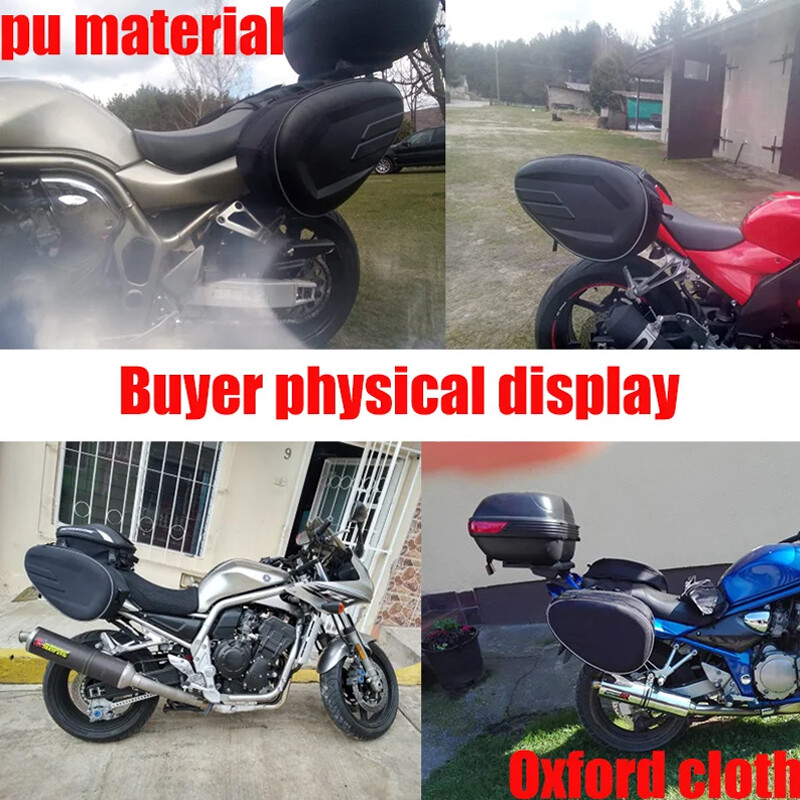 Universal Motocicletă Cască Moto Curse Impermeabilă Genți de voiaj Valisă Genți de șa pentru BMW KAWASAKI YAMAHA Geanta Honda + haină de ploaie