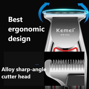 Kemei Hair Trimmer Electric Beard Trimmer For Men Hair Clipper Hair Cutter Machine HaircutGrooming KM-032