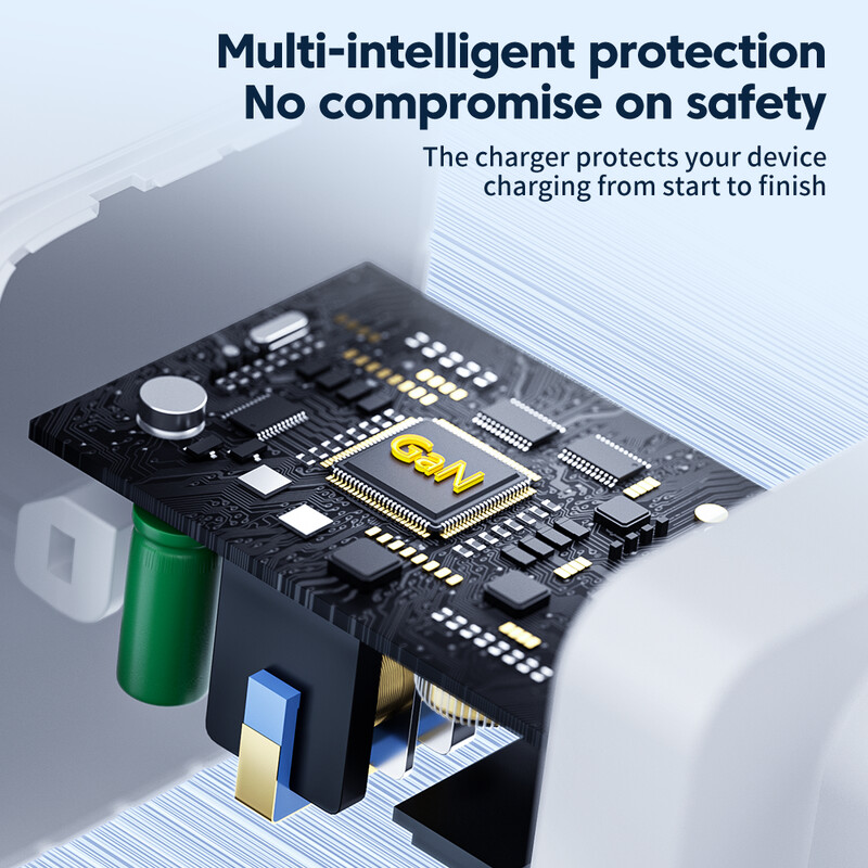 Toocki 67W GaN USB C įkroviklis Greito įkrovimo kelių spalvų C tipo įkroviklis skirtas Macook iPhone 15 14 13 12 Pro Max Samsung Xiaomi POCO