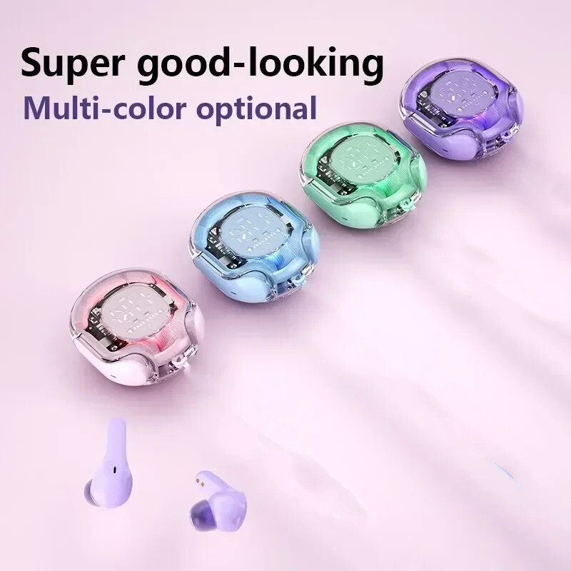 NAUJOS T8 TWS Belaidės Bluetooth ausinės 5.3 Ausinės Sportiniai Žaidimai Ausinės Triukšmo mažinimas Ausinės Žemųjų dažnių jutiklinis valdymas telefonams