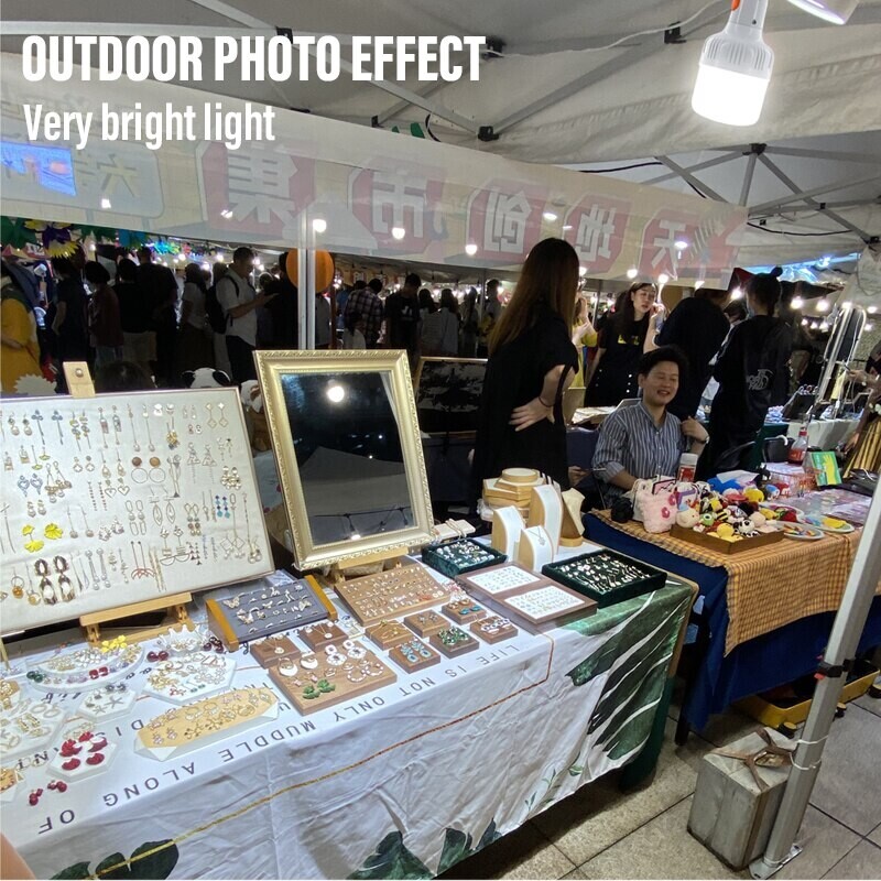 Lauko USB įkraunamos LED lempos didelio ryškumo avarinės šviesos prijungimas prie stovyklavimo Nešiojami žibintai naktiniai žibintai