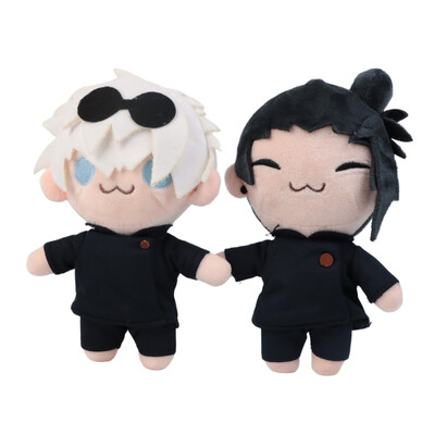 22 εκ. Gojo And Geto Λούτρινα Παιχνίδια Hot Anime Figure Plushies Παιχνίδια Γεμιστά Ζώα Μαξιλάρι κούκλας Διακόσμηση σπιτιού Δώρο γενεθλίων για παιδιά Παιχνίδι για αγόρια