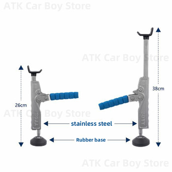 Φορητό κιτ ανύψωσης μοτοσικλέτας από ανοξείδωτο χάλυβα για καθαρισμό και ρύθμιση της αλυσίδας αυτοκινήτου Δομή ανύψωσης καστάνιας γρήγορης ανύψωσης χαμήλωμα