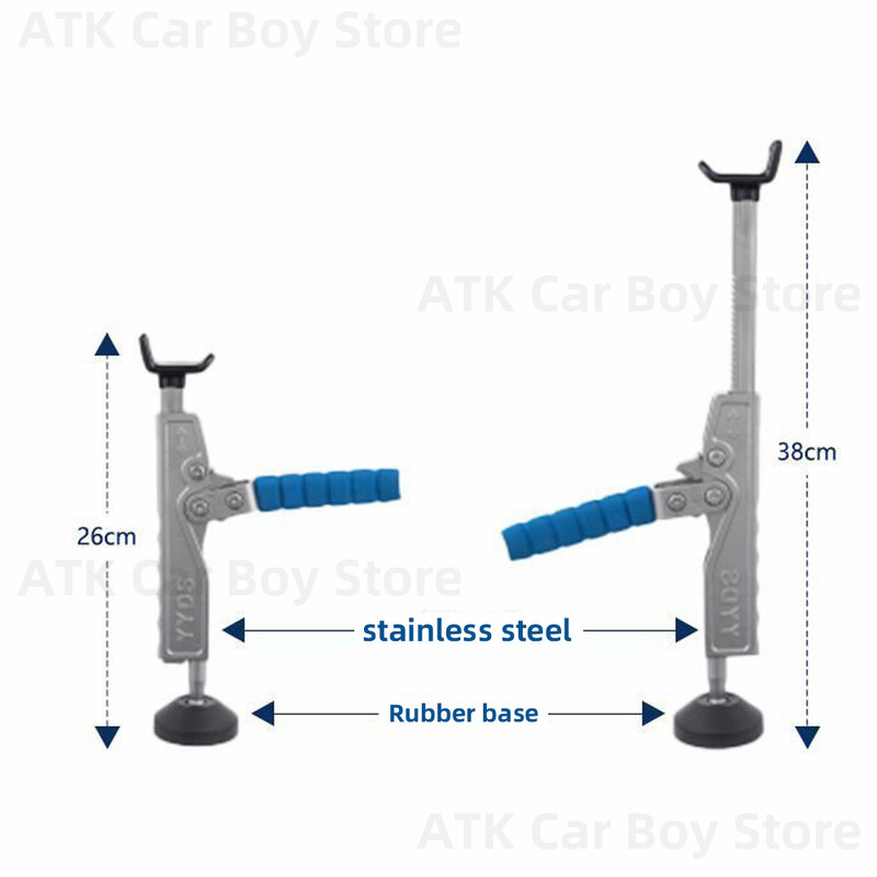 Kit de ridicare portabil pentru motociclete din oțel inoxidabil pentru curățarea și reglarea lanțului mașinii Structura de ridicare cu clichet Coborâre rapidă de ridicare