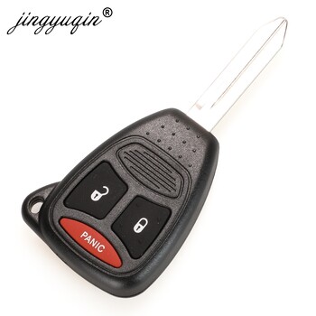 jingyuqin 315/433mhz KOBDT04A Дистанционен автомобилен ключ 3/4 бутон за Dodge Chrysler Jeep Dakota Durango Charger 300 Aspen Grand Cherokee