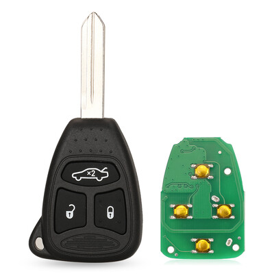 Jingyuqin 315/433mhz KOBDT04A Cheie de la distanță pentru mașină, buton 3/4 pentru Dodge Chrysler Jeep Dakota Durango Charger 300 Aspen Grand Cherokee