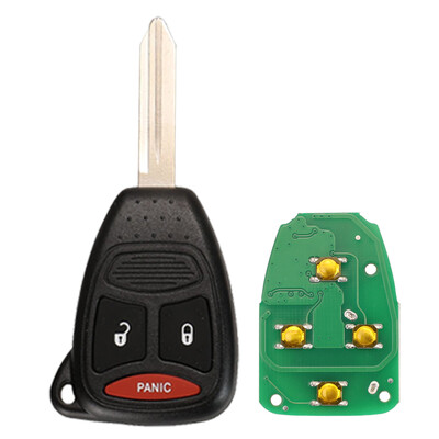 Jingyuqin 315/433mhz KOBDT04A Cheie de la distanță pentru mașină, buton 3/4 pentru Dodge Chrysler Jeep Dakota Durango Charger 300 Aspen Grand Cherokee