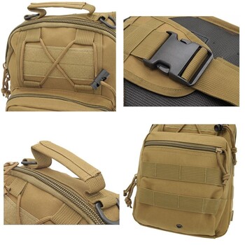 Σακίδιο πλάτης Tactical Shoulder Rover EDC Outdoor CCW Sling Bag Αδιάβροχο Πακέτο Κάμπινγκ Πεζοπορίας Σακίδιο κρυφής εμβέλειας Τσάντα κυνηγιού Daypack