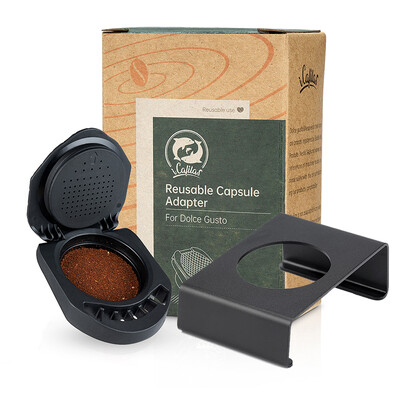Adaptor reîncărcabil iCafilas pentru capsulă de cafea Dolce Gusto, filtru cu formă de lapte, oțel inoxidabil, pentru aparatul de cafea Geino S Mahcine