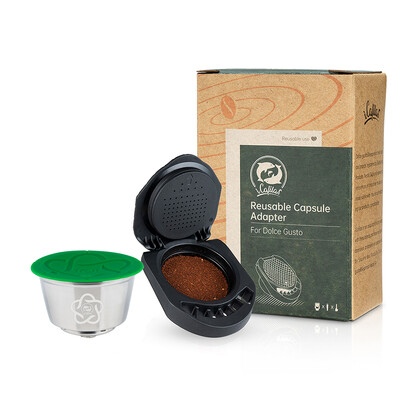 Adaptor reîncărcabil iCafilas pentru capsulă de cafea Dolce Gusto, filtru cu formă de lapte, oțel inoxidabil, pentru aparatul de cafea Geino S Mahcine