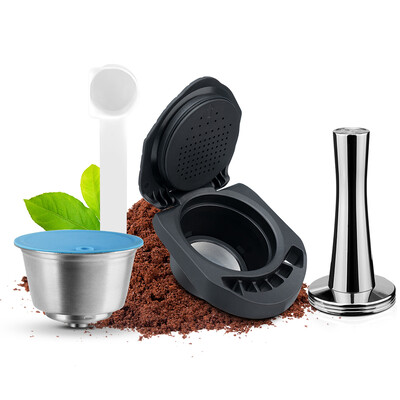 Adaptor reîncărcabil iCafilas pentru capsulă de cafea Dolce Gusto, filtru cu formă de lapte, oțel inoxidabil, pentru aparatul de cafea Geino S Mahcine