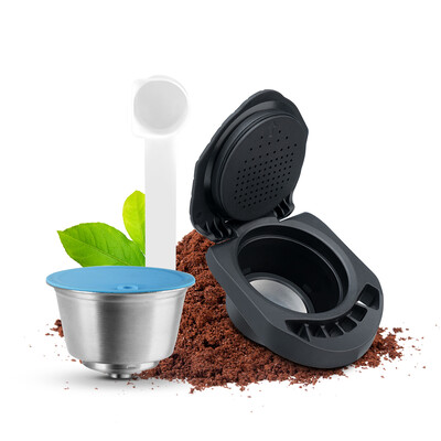 Adaptor reîncărcabil iCafilas pentru capsulă de cafea Dolce Gusto, filtru cu formă de lapte, oțel inoxidabil, pentru aparatul de cafea Geino S Mahcine