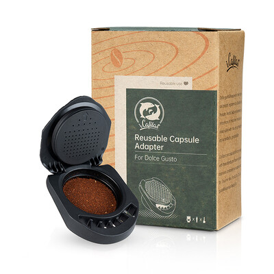 Adaptor reîncărcabil iCafilas pentru capsulă de cafea Dolce Gusto, filtru cu formă de lapte, oțel inoxidabil, pentru aparatul de cafea Geino S Mahcine