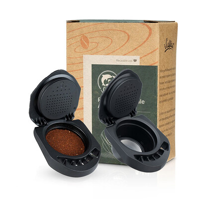 Adaptor reîncărcabil iCafilas pentru capsulă de cafea Dolce Gusto, filtru cu formă de lapte, oțel inoxidabil, pentru aparatul de cafea Geino S Mahcine