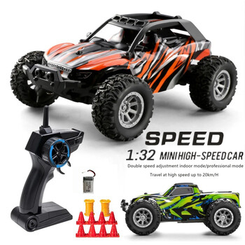 1:32 Mini RC Car Cars с дистанционно управление 20Km/h Off-Road High Speed Racing Indoor Drift Acceleration Детска електрическа играчка Crawler