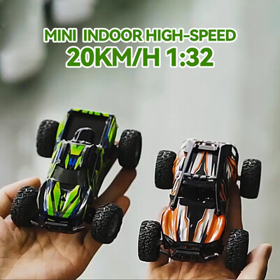 1:32 Mini mașină RC Mașini cu telecomandă 20 km/h Off-Road Curse de mare viteză Accelerație în interiorul Driftului Jucărie electrică pentru copii Crawler