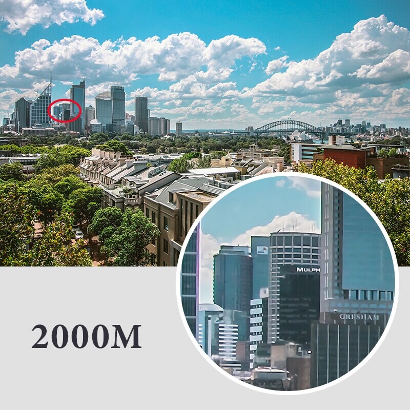 40x22 HD moćni dalekozor 2000M Sklopivi mini teleskop velikog dometa BAK4 FMC Optika za lov, sportove na otvorenom, kampiranje, putovanja