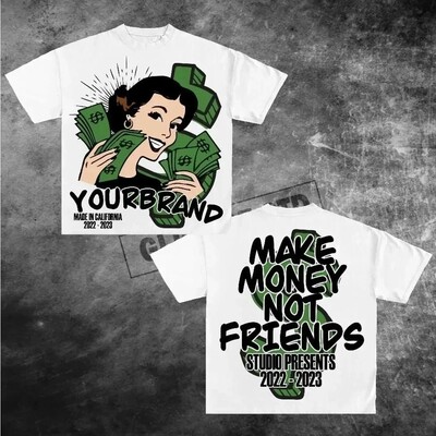 Oversized Summer hip-hop print retro y2k top paari t-särk meeste ja naiste Harajuku gooti mustriga puhas puuvillane lühikeste varrukatega